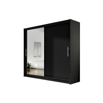 Garderob Scandinavian Choice Prag Skjutdörrar Spegel