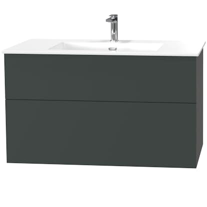 Tvättställsskåp Miller Badrum City 100 för Heltäckande Tvättställ