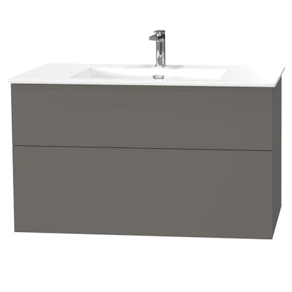 Tvättställsskåp Miller Badrum City 100 för Heltäckande Tvättställ