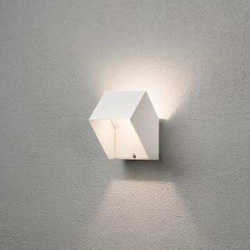 Vägglykta Gnosjö Konstsmide Pescara Kub LED 3W