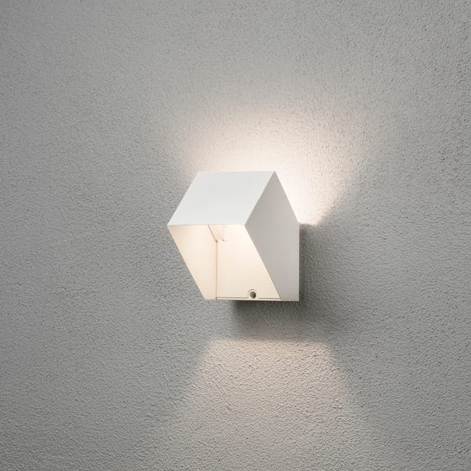 Vägglykta Gnosjö Konstsmide Pescara Kub LED 3W