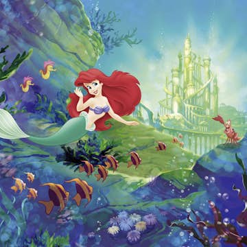 Tapet Komar Disney Ariel´s Castle