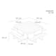 Picknickbord Hortus Nonwood Antracit Galvaniserad Ram 8 Personer
