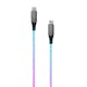Kabel Fixed RGB LED 60W USB-C/C Fibre Cable 1.2m Multicolor
