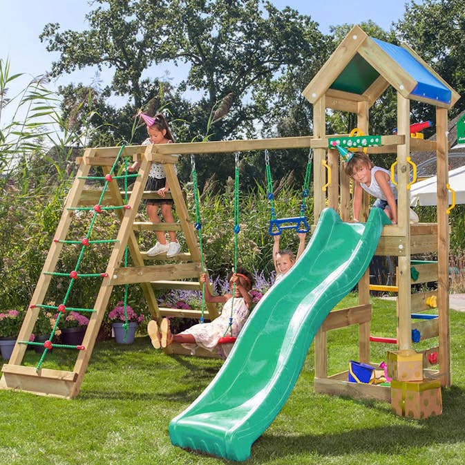 Klätterställning Jungle Gym Patio 2 Gungor & Rutschkana