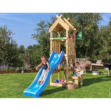 Lektorn Jungle Gym Totem Inkl Blå Rutschkana
