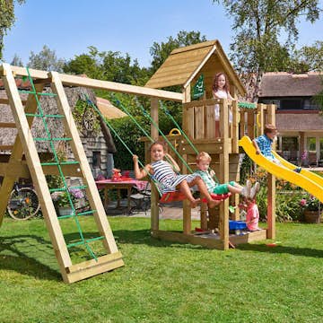 Lektorn Jungle Gym Cubby Komplett Inkl Climb Modul X'tra och Rutschkana