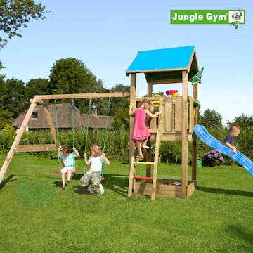 Lektorn Jungle Gym Castle Komplett Inkl Swing Modul X'tra