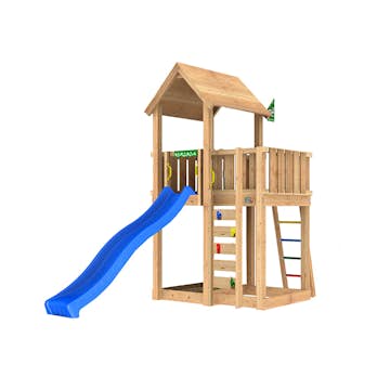 Lektorn Jungle Gym Mansion 2.1 Blå Rutschkana & Sand