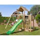 Lektorn Jungle Gym Mansion 2.1 Gungmodul Grön Rutschkana & Sand