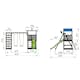 Lektorn Jungle Gym Hut Komplett Inkl Climb Module Xtra