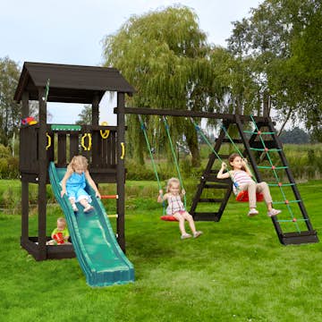 Lektorn Jungle Gym Casa Komplett Inkl Climb Module Xtra och Rutschkana