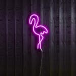 Siluett Star Trading FlatNeon Flamingo