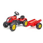 Utomhusleksak Falk Farmer Country Röd Tramptraktor med Släp