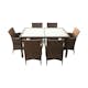 Matgrupp VidaXL Thornton 7 Delar