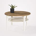 Soffbord Stenexpo Montana Runt Vardagsrumsbord i Ek Ø80cm