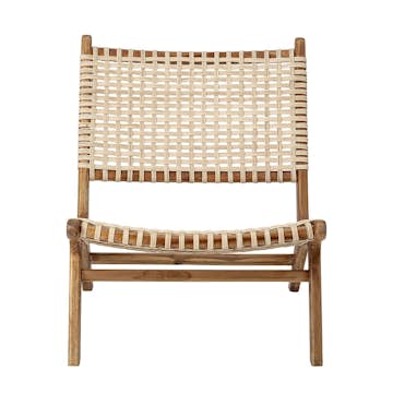 Fåtölj Bloomingville Keila Loungestol i Teak & Rotting