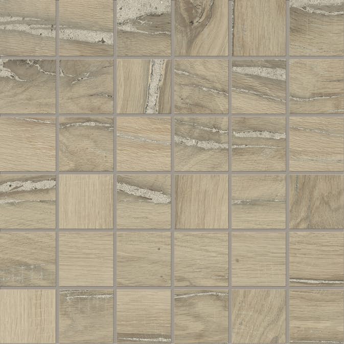 Mosaik Lhådös Trentino Noce mosaik 5x5 cm