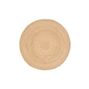 Handvävd Jutematta KM Carpets Jute Nature