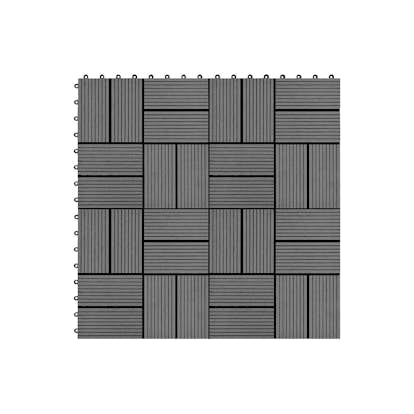 Trall VidaXL 11 St Wpc 30x30 cm 1 kvm