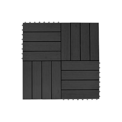 Trall VidaXL 11 St Wpc 30x30 cm 1 kvm
