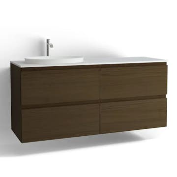 Tvättställsskåp Vedum Flow 1500 med 4 Lådor