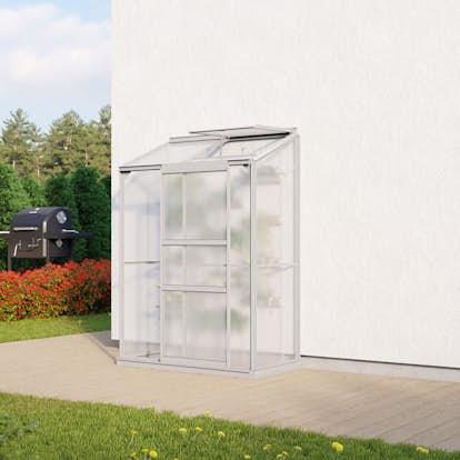 Växthus Plast Vitavia Ida 900 med Polykarbonat och Sockel