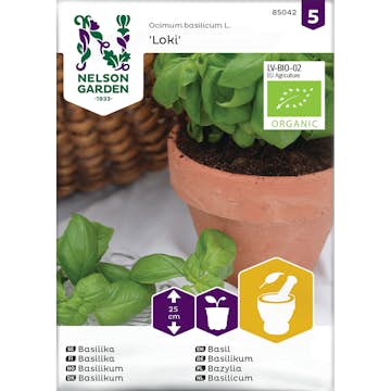 Frö Basilika Nelson Garden Loki Ekologisk