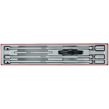 Tändstiftshylssats 5 delar med 3/8 tum fäste Teng Tools TTXTB05