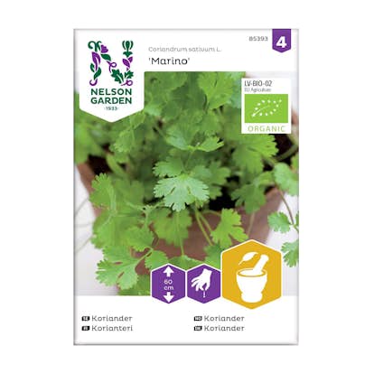 Frö Koriander Nelson Garden Cadiz Organic