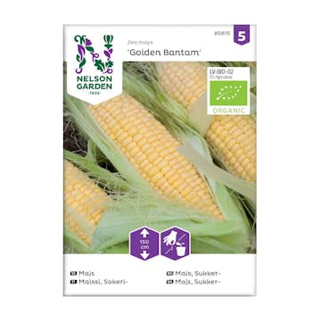 Frö Majs Nelson Garden Golden Bantam Organic