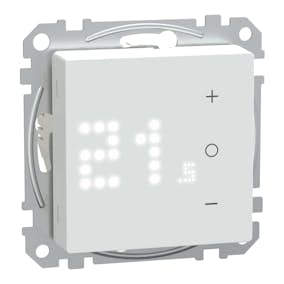 Uppkopplad Termostat Schneider Electric Exxact för Rum/golv Elektronisk 16A kan Styras via Wiser-appen Zigbee 3.0