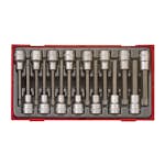 TX-insexhylssats 15 delar med 1/2 tum fyrkantsfäste Teng Tools TTTXH15