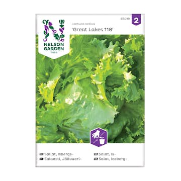 Frö Isbergssallat Nelson Garden Great Lakes 118