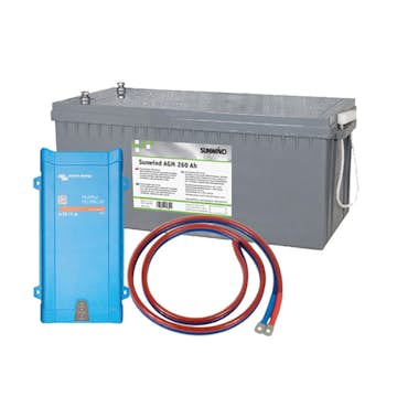 Nödströmsanläggning Sunwind 1,4 kWh AGM