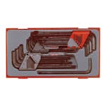 Sexkant-/TX nyckelsats 28 delar Teng Tools TTHT28