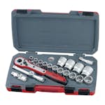 Hylsnyckelsats med 1/2 tum fyrkantsfäste Teng Tools T1220AF