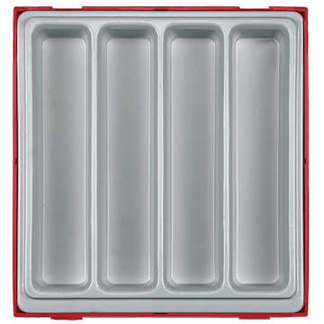Inbyggnadslåda med 4 fack Teng Tools TTD00