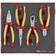 Tångsats 4 delar för 1000 volt Teng Tools TEDV440