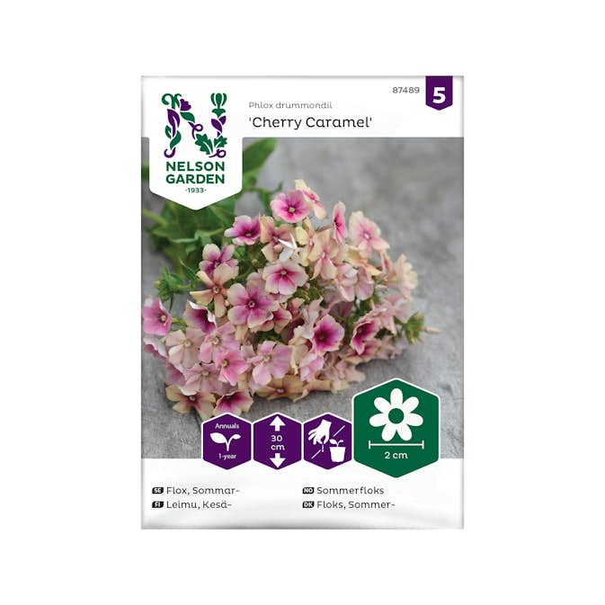Frö Sommarflox Nelson Garden Cherry Caramel