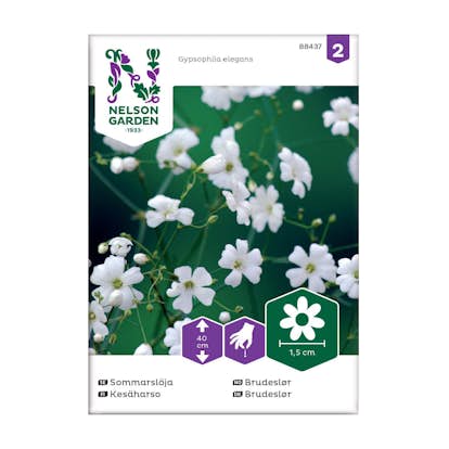 Frö Sommarslöja Nelson Garden Vit