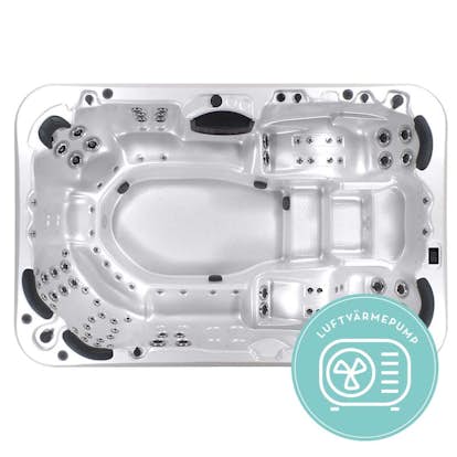 Spabad Swebad Palladium V2 98 Jets med Värmepump
