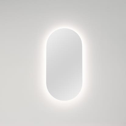 Badrumsspegel Macro Design Atlas Oval Ambilight Elegant Design