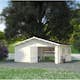 Garage Palmako Roger 28,4 m2 med Slagport