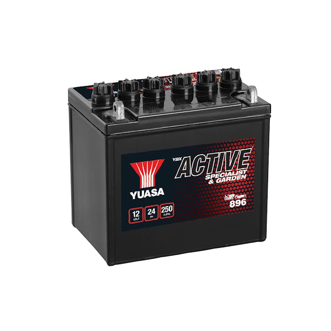 Åkgräsklipparbatteri Yuasa 24Ah 250A 896