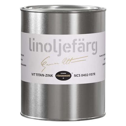 Linoljefärg Ottosson Vit Titan-Zink