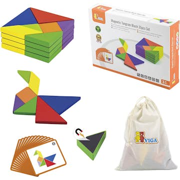 Tangram-Spel Creativ Company VIGA Magnetiskt