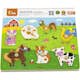 Träpussel Creativ Company VIGA Bondgårdsdjur med Ljud