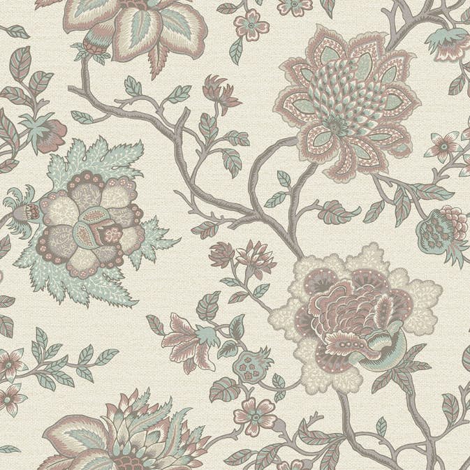 Tapet Holden The Lost Gardens Regan Pink Teal 91612