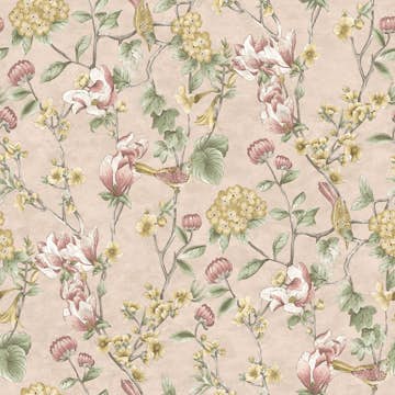 Tapet Holden The Lost Gardens Nightingale Pink 91621